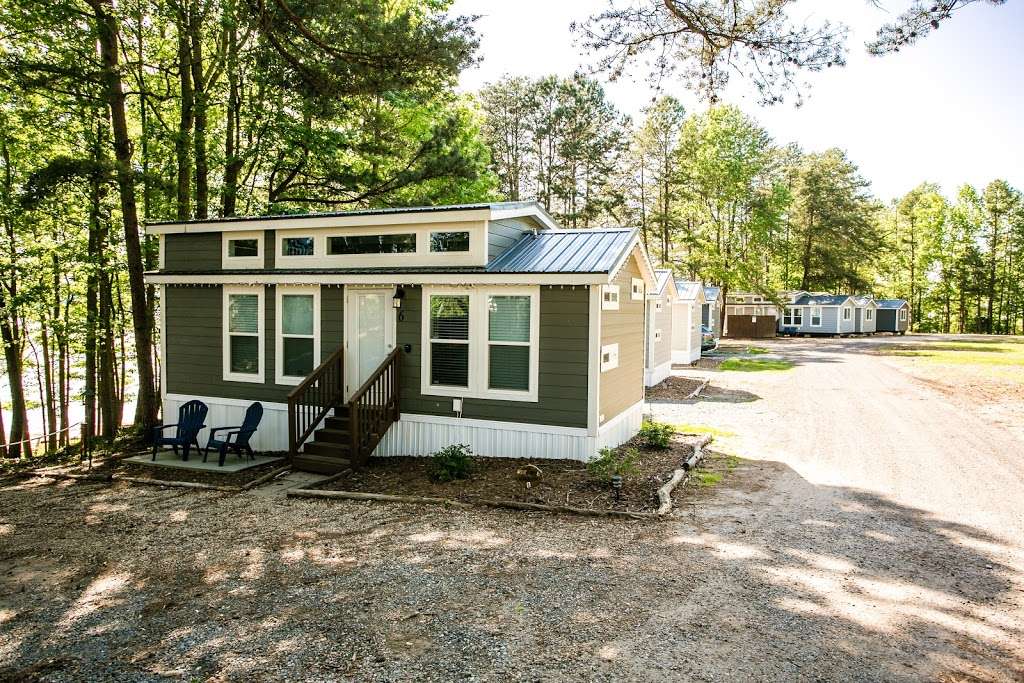 Long Cove Cabins, Charlottes Lakeside Glamping Eco-Resort & Pri | 14629 Rainbarrel Rd #5, Charlotte, NC 28278, USA | Phone: (704) 588-1467