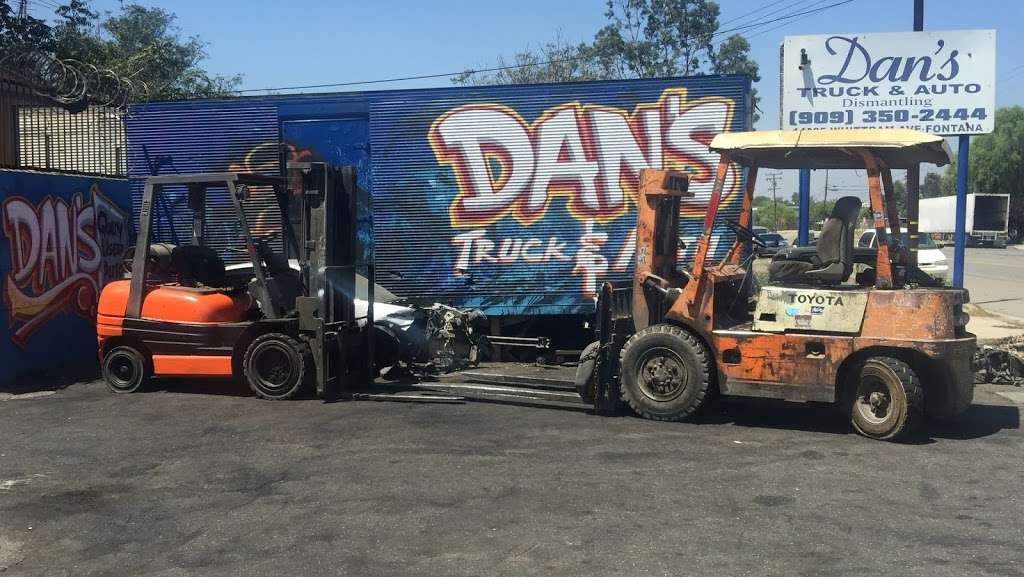 Dans Truck & Auto Dismantling Inc. | 14985 Whittram Ave, Fontana, CA 92335, USA | Phone: (909) 350-2444