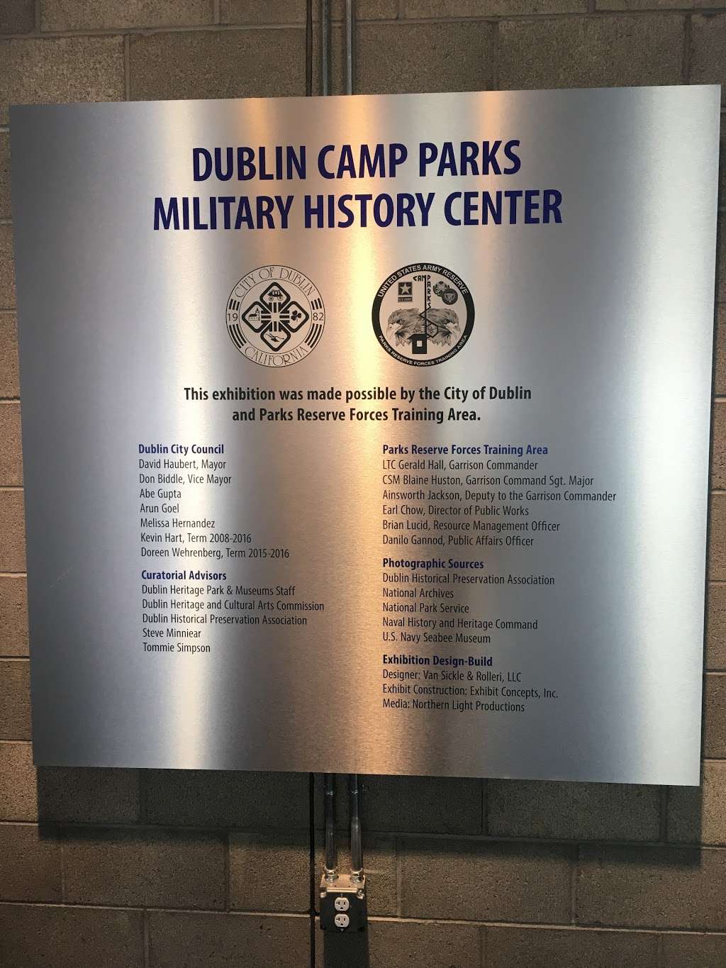 Dublin Camp Parks Military History Center | Bldg.275, Parks Reserve Forces Training Area, Dublin, CA 94568 | Phone: (925) 452-2100