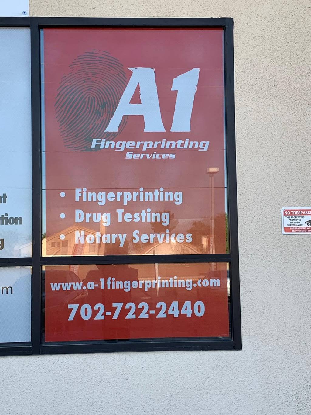 A1 Fingerprinting Services | 4485 S Buffalo Dr, Las Vegas, NV 89147, USA | Phone: (702) 722-2440