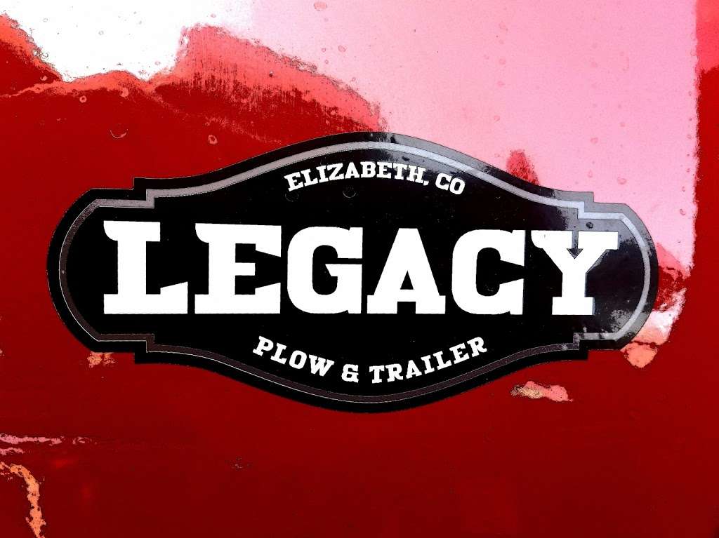 Legacy Plow & Trailer Inc | 385 E Grant St, Elizabeth, CO 80107 | Phone: (303) 841-1798