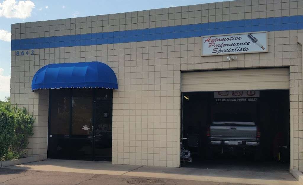 Automotive Performance Specialists | 8642 N 78th Ave #1, Peoria, AZ 85345, USA | Phone: (623) 466-9113