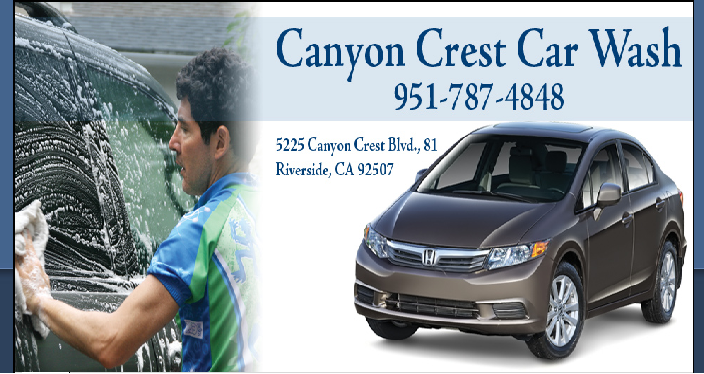 Canyon Crest Car Wash | 81, 5225 Canyon Crest Blvd, Riverside, CA 92507, USA | Phone: (951) 222-0225