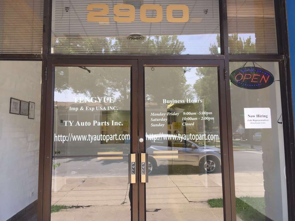 TY Auto Part INC. | 2900 W 36th St, Chicago, IL 60632, USA | Phone: (872) 444-5222
