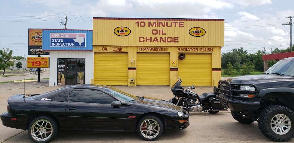 10 Minute Oil Change | 12416 Fondren Rd, Houston, TX 77035, USA | Phone: (713) 729-3939