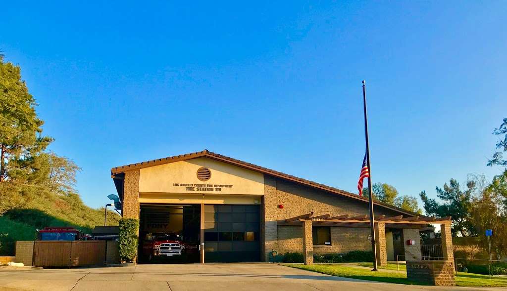 Los Angeles County Fire Dept Station 119 20480 Pathfinder Rd Diamond Bar Ca 91765 Usa