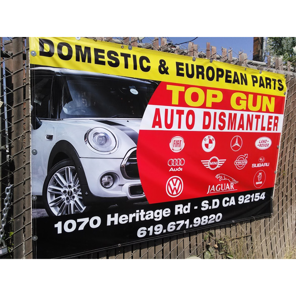 Top Gun Auto Dismantler & Auto Repair | 781 Energy Way, Chula Vista, CA 91911 | Phone: (619) 671-9820