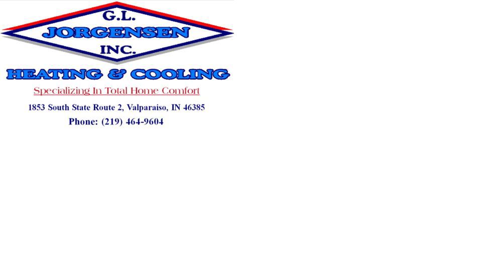 G L Jorgensen Heating & Cooling Inc. | 1853 S State Road 2, Valparaiso, IN 46385, USA | Phone: (219) 464-9604