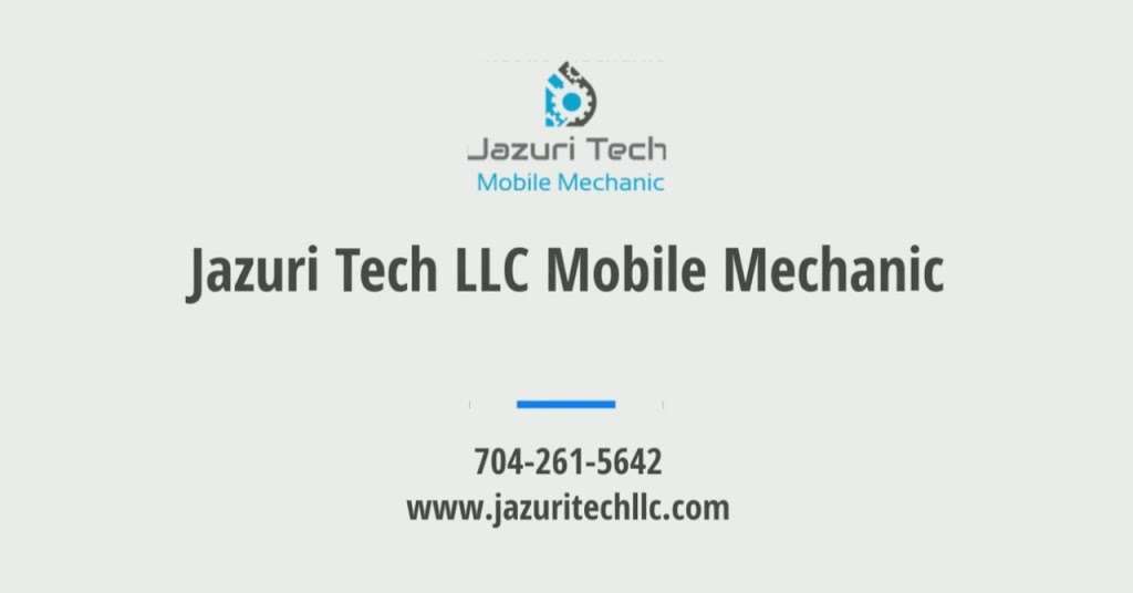 Jazuri Tech LLC Mobile Mechanic | 1320 Sam Cox Ln, Wingate, NC 28174, USA | Phone: (704) 261-5642