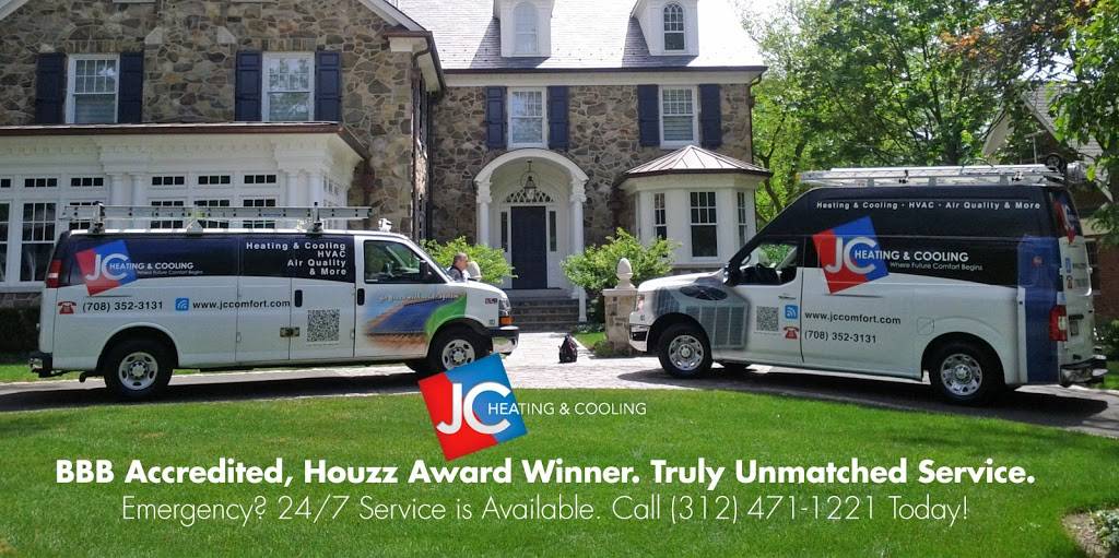 JC Heating & Cooling | 4100 Harvey Ave, Western Springs, IL 60558, USA | Phone: (708) 968-3131