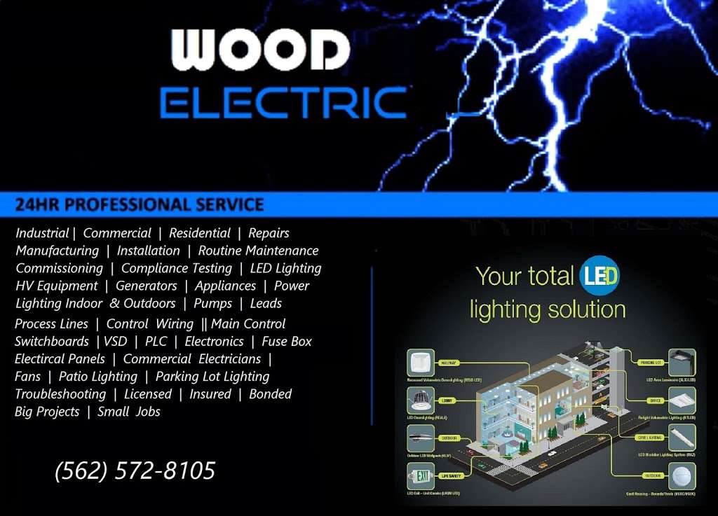 Wood Electric | 11306 Rosecrans Ave, Norwalk, CA 90650, USA | Phone: (562) 572-8105