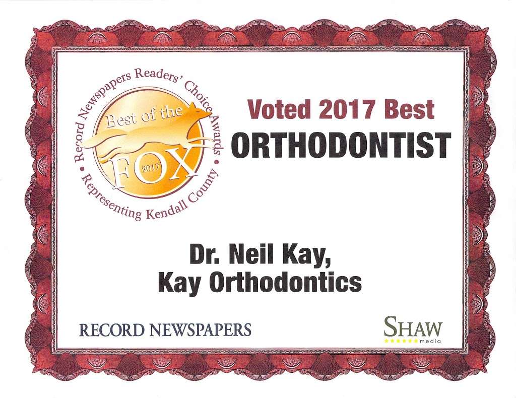 Kay Orthodontics | 25 Boulder Hill Pass, Montgomery, IL 60538 | Phone: (630) 896-2779