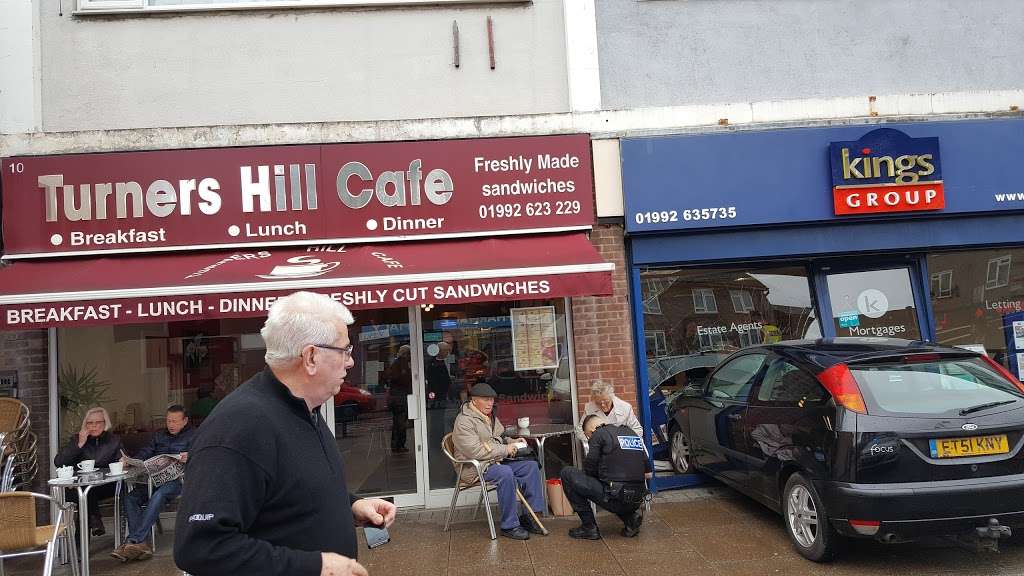 Turners Hill Cafe | 10 Turners Hill, Cheshunt, Waltham Cross EN8 8NJ, UK | Phone: 01992 623229 Turners Hill Cafe | 10 Turners Hill, Cheshunt, Waltham Cross EN8 8NJ, UK | Phone: 01992 623229