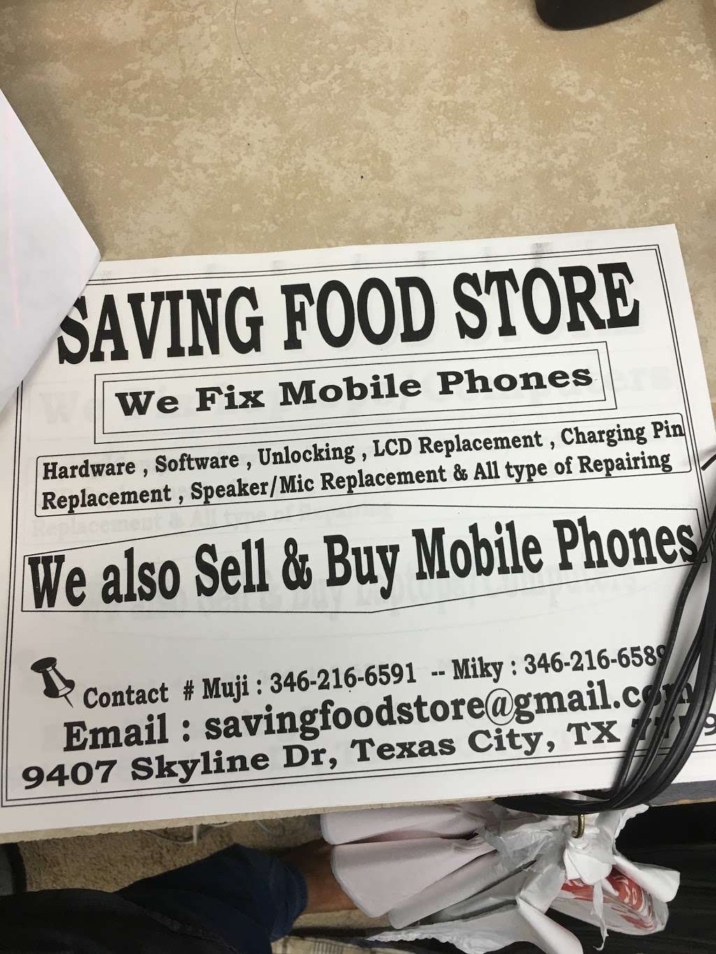 Saving Food Store | 9407 Skyline Dr, Texas City, TX 77591 | Phone: (346) 216-6589