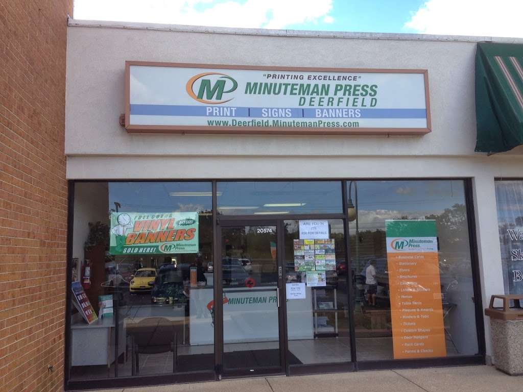 Minuteman Press of Deerfield | 20574 N Milwaukee Ave, Deerfield, IL 60015, USA | Phone: (847) 279-8550