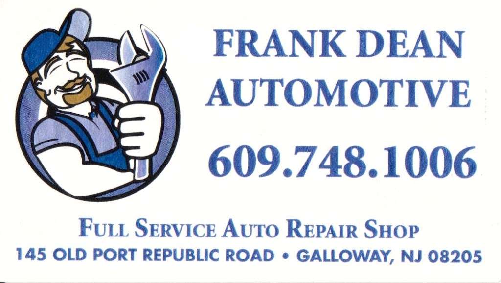 Frank Dean Automotive | 145 Old Port Republic Rd, Galloway, NJ 08205, USA | Phone: (609) 748-1006