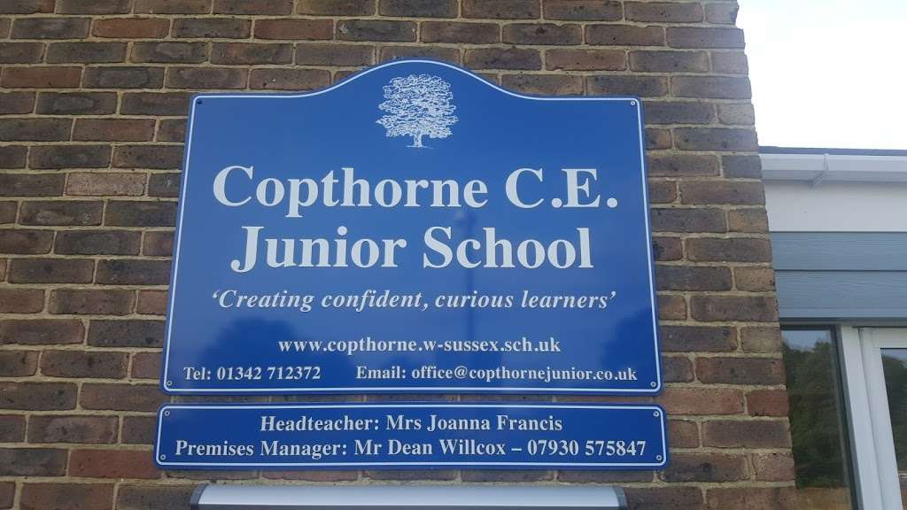 Copthorne C of E Junior School | Church Rd, Copthorne, Crawley RH10 3RD, UK | Phone: 01342 712372