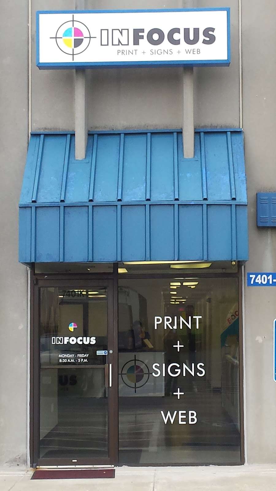 In Focus Printing and Signs | 7401 Fullerton Rd, Springfield, VA 22153, USA | Phone: (703) 451-5550