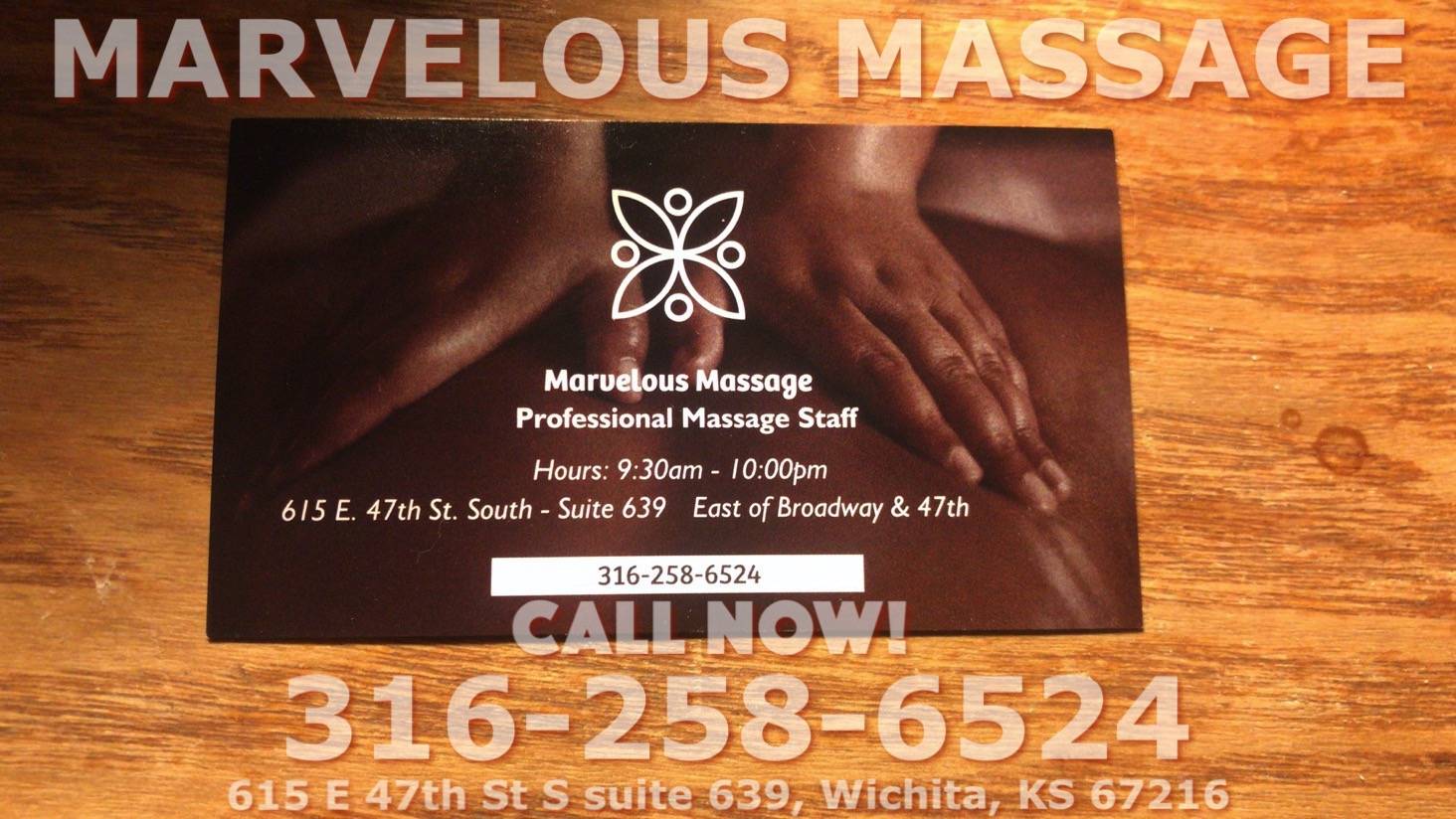 Marvelous Massage | 615 E 47th St S suite 639, Wichita, KS 67216, USA | Phone: (316) 258-6524