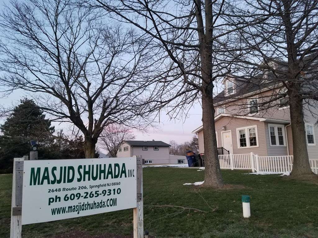 Masjid Shuhada | 2648 US-206, Mt Holly, NJ 08060, USA | Phone: (609) 365-9310