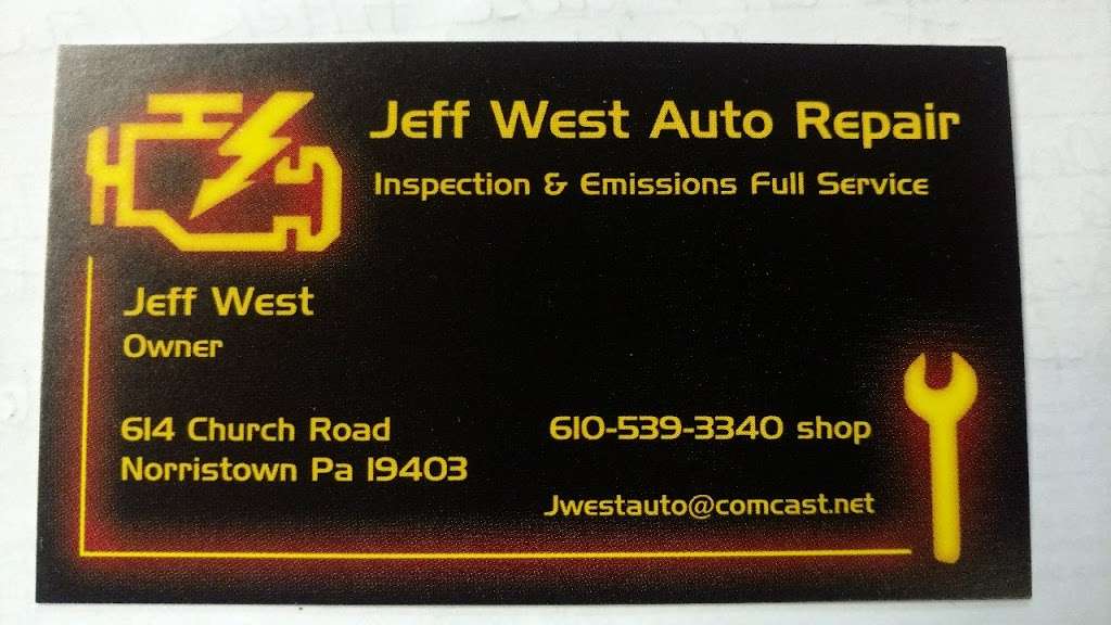 Jeff West Auto Repair | 1116, 614 Church Rd, Eagleville, PA 19403, USA | Phone: (610) 539-3340