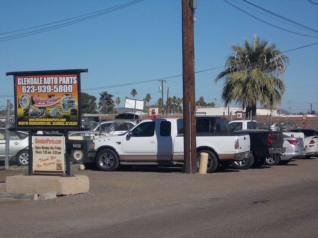 Glendale Auto Parts and Auto Wrecking | 6430 W Orangewood Ave, Glendale, AZ 85301, USA | Phone: (623) 939-5800