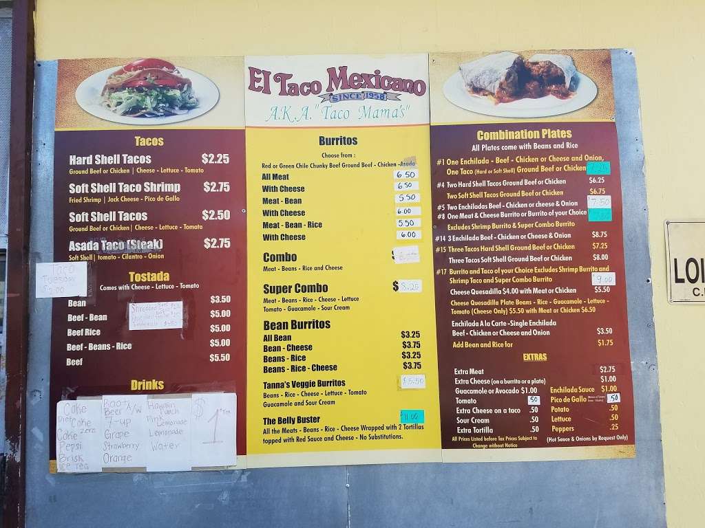 El Taco Mexicano | 1300 E Vernon Ave, Los Angeles, CA 90011, USA | Phone: (323) 233-1677