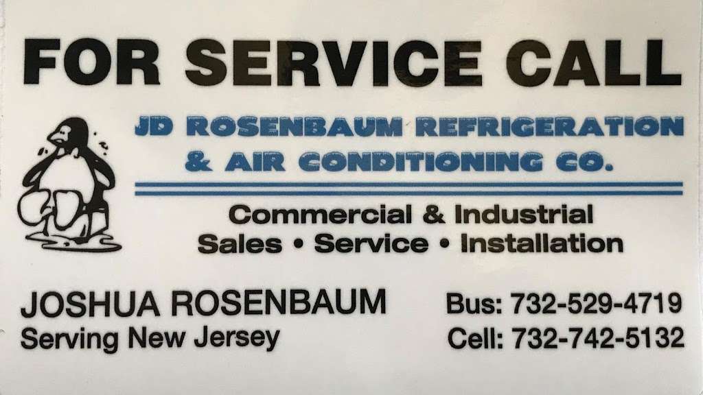 J.D. Rosenbaum Refrigeration LLC | 612 Lincoln Ave, Dunellen, NJ 08812 | Phone: (732) 742-5132