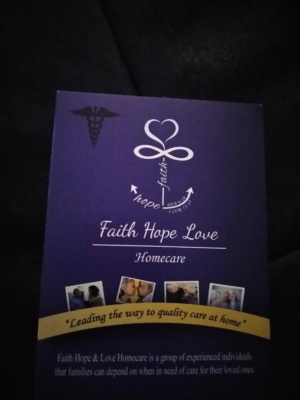 Faith Hope & Love Homecare | 9191 W Florissant Ave #216, Ferguson, MO 63135, USA | Phone: (314) 338-4694