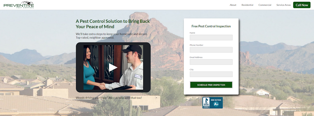 Preventive Pest Control in Phoenix | 26403 N 49th Glen, Phoenix, AZ 85083, USA | Phone: (602) 833-0526