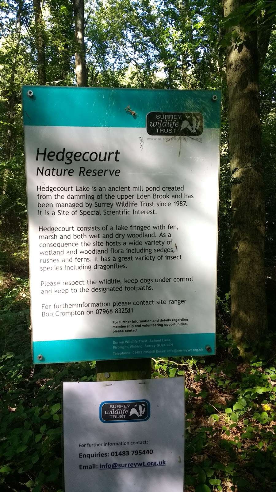 Hedgecourt Nature Reserve | Copthorne Rd, Felbridge, East Grinstead RH19 2NU, UK