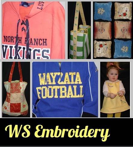 WS Embroidery | 5005 Garland Ln unit d, Plymouth, MN 55446, USA | Phone: (763) 670-9636