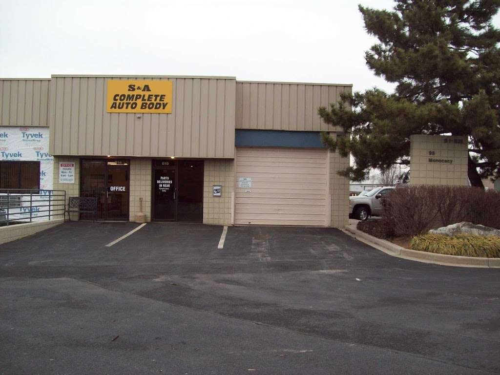 S & A Complete Autobody | 95 Monocacy Blvd, Frederick, MD 21701, USA