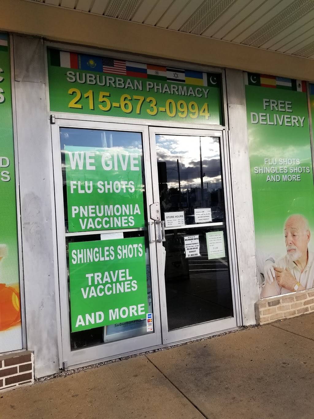 Suburban Pharmacy | 10875 Bustleton Ave, Philadelphia, PA 19116, USA | Phone: (215) 673-0994