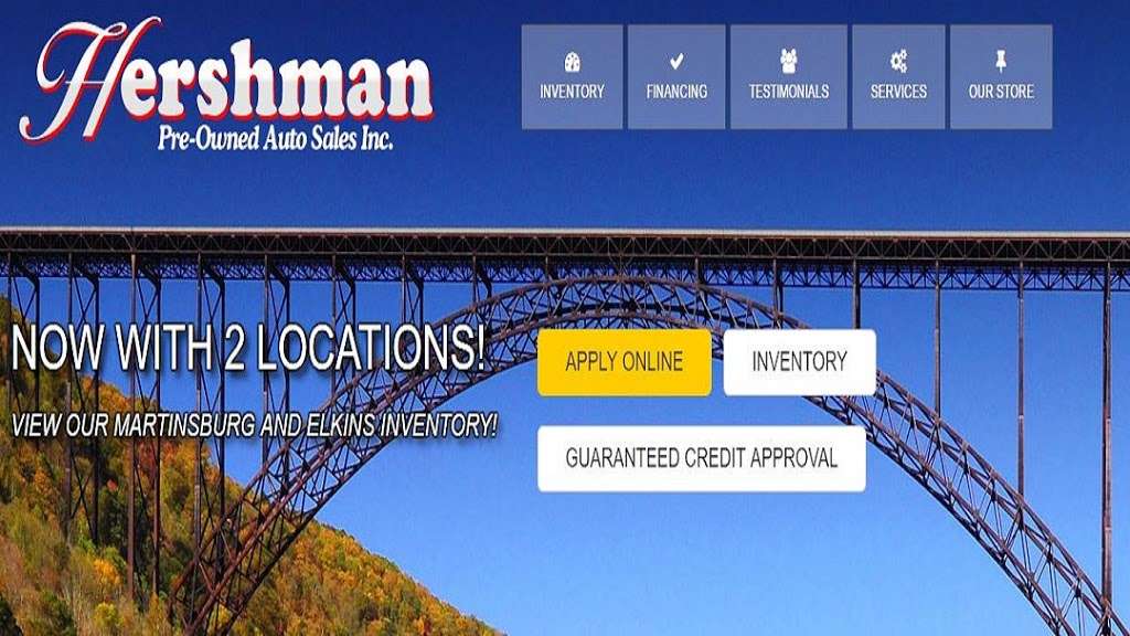 Hershman Auto Sales | 5041 Williamsport Pike, Martinsburg, WV 25404 | Phone: (681) 242-2186
