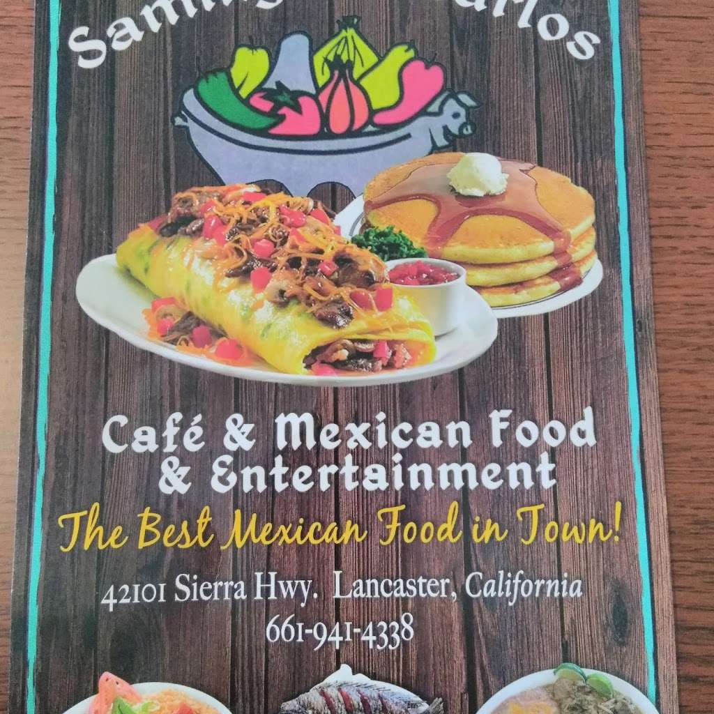 Sammy & Carlos Cafe | 42101 Sierra Hwy, Lancaster, CA 93535, USA | Phone: (661) 941-4338