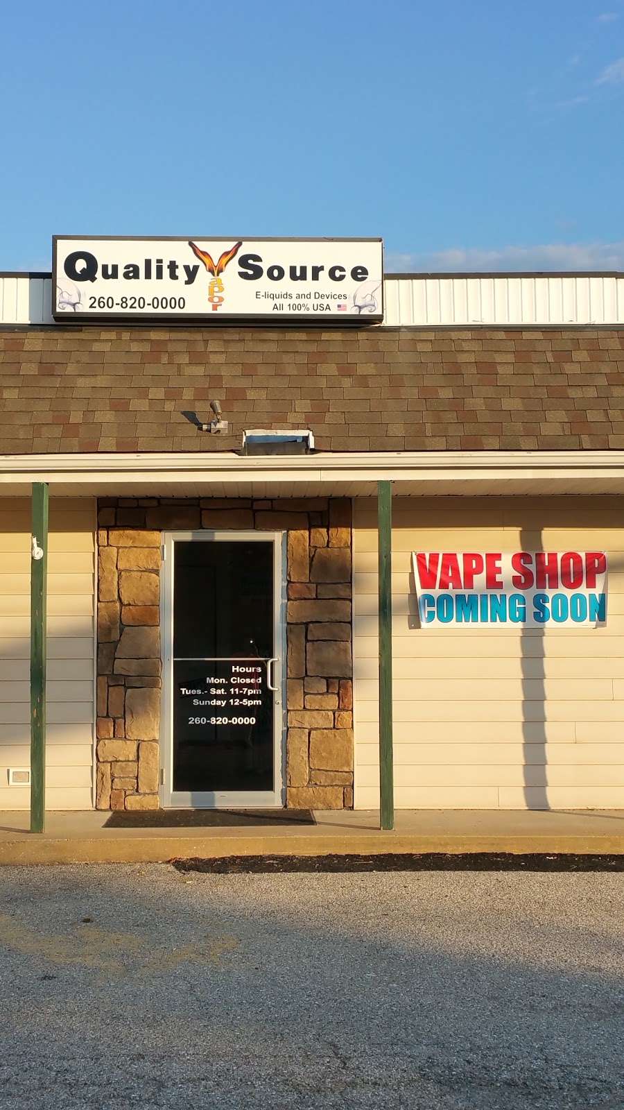 Quality Vapor Source LLC | 502 E Baltimore St Suit B, Taneytown, MD 21787, USA | Phone: (260) 820-0000