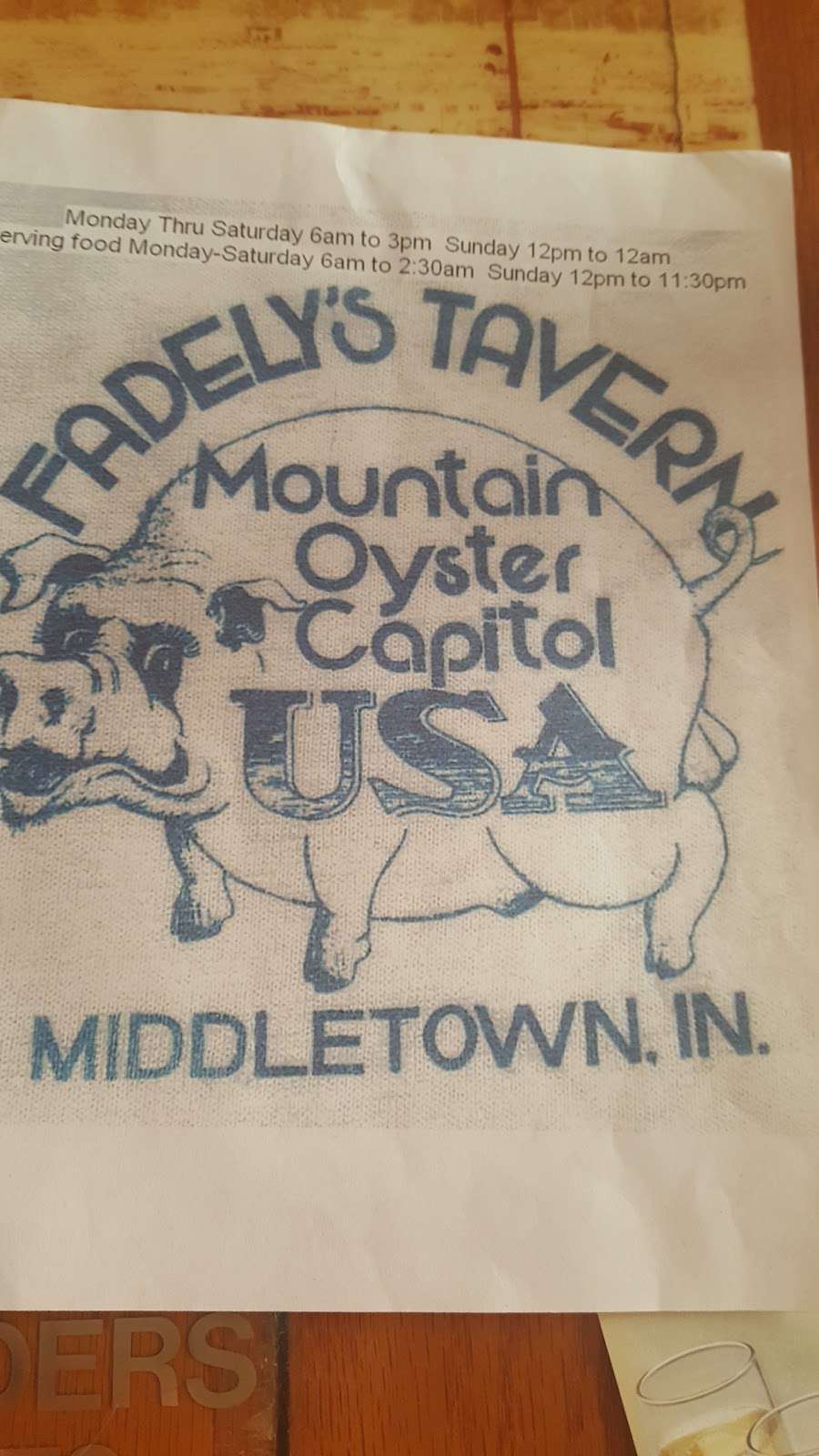 Fadelys Tavern | 517 Locust St, Middletown, IN 47356, USA | Phone: (765) 684-7020