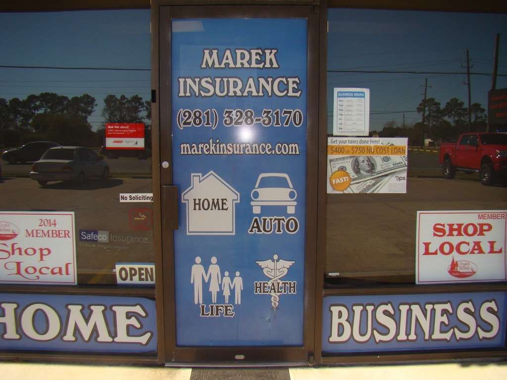 Marek Insurance Agency | 6115 FM 2100 #107, Crosby, TX 77532, USA | Phone: (281) 328-3170