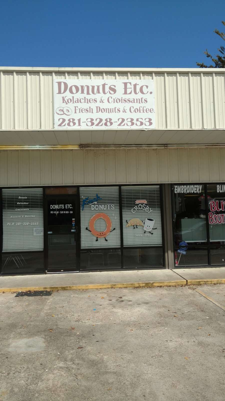 Donuts Etc | 6330 FM 2100 ste c, Crosby, TX 77532, USA | Phone: (281) 328-2353