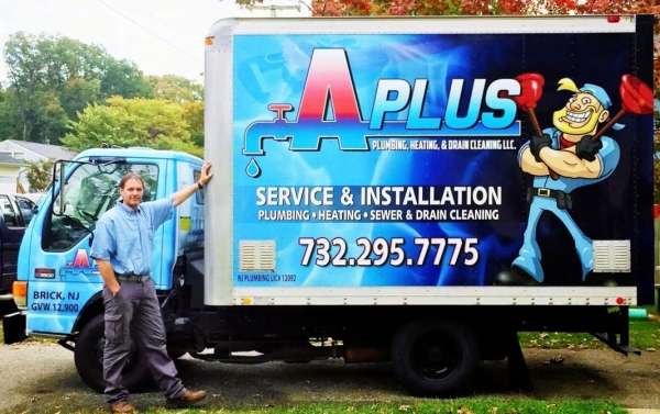 Aplus Plumbing Heating & Drain Cleaning | 306 Arrowhead Park Dr, Brick, NJ 08724, USA | Phone: (732) 295-7775