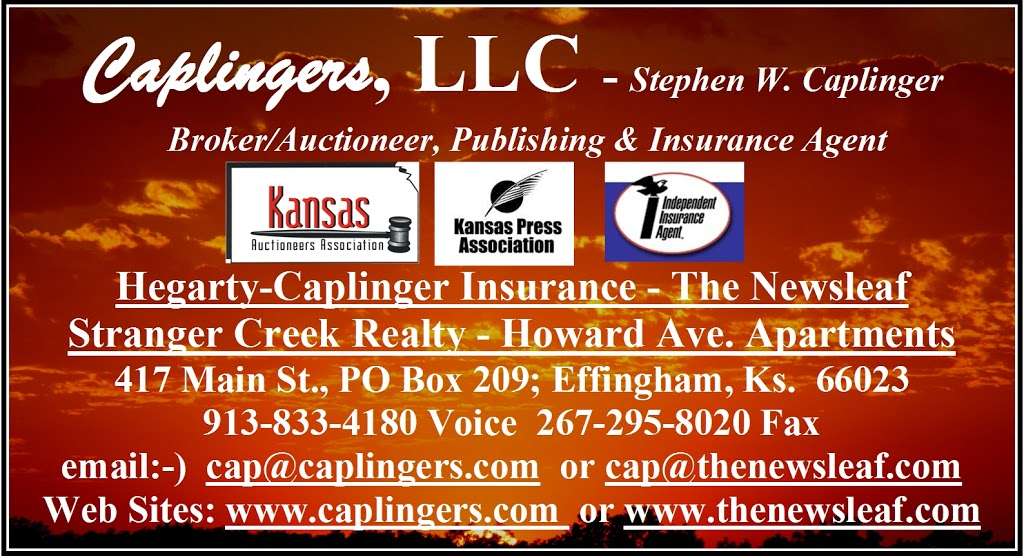 Caplingers, LLC | 417 Main St, Effingham, KS 66023, USA | Phone: (913) 833-4180
