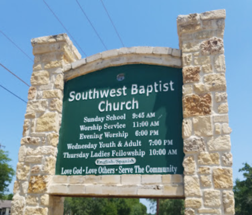 Southwest Baptist Church | 12516 Robert Glenn Rd, San Antonio, TX 78252 | Phone: (210) 622-5005