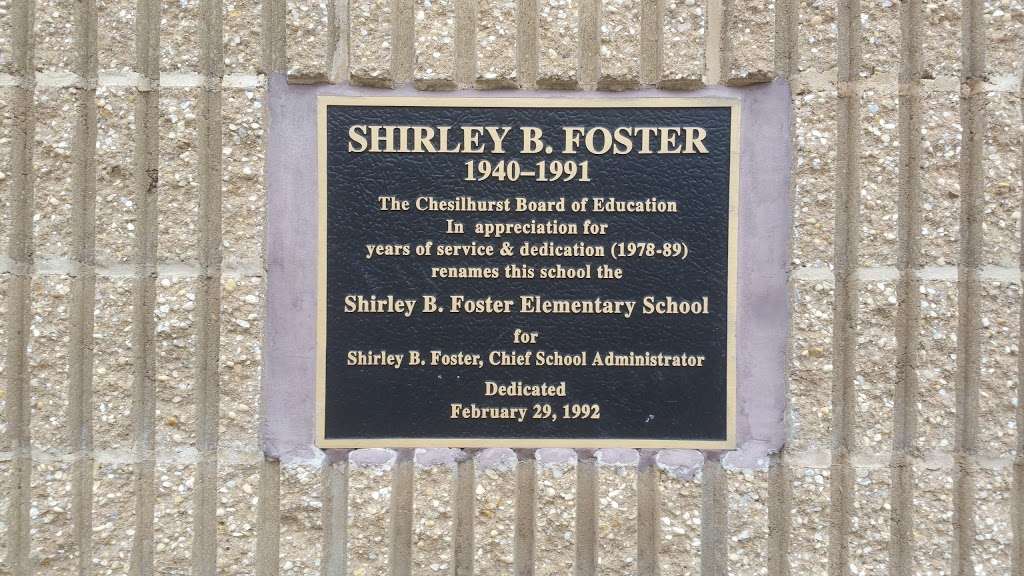 Shirley B Foster Elementary | 511 Edwards Ave, Chesilhurst, NJ 08089, USA | Phone: (856) 767-5451