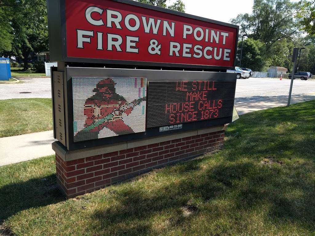 Crown Point City Fire Department | 126 N East St, Crown Point, IN 46307, USA | Phone: (219) 662-3248