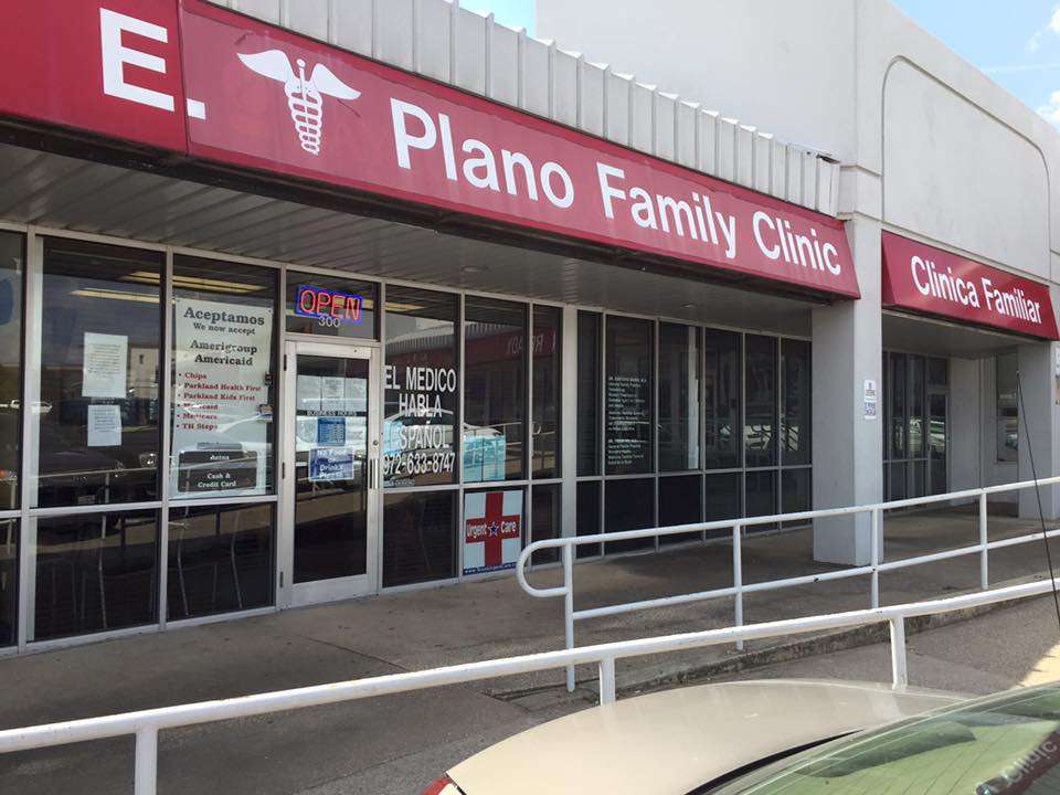 East Plano Family Clinic | 2380 E Park Blvd, Plano, TX 75074, USA | Phone: (972) 633-8747