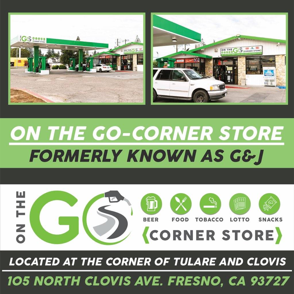 ON THE GO - CORNER STORE | 105 N Clovis Ave, Fresno, CA 93727 | Phone: (559) 456-4778