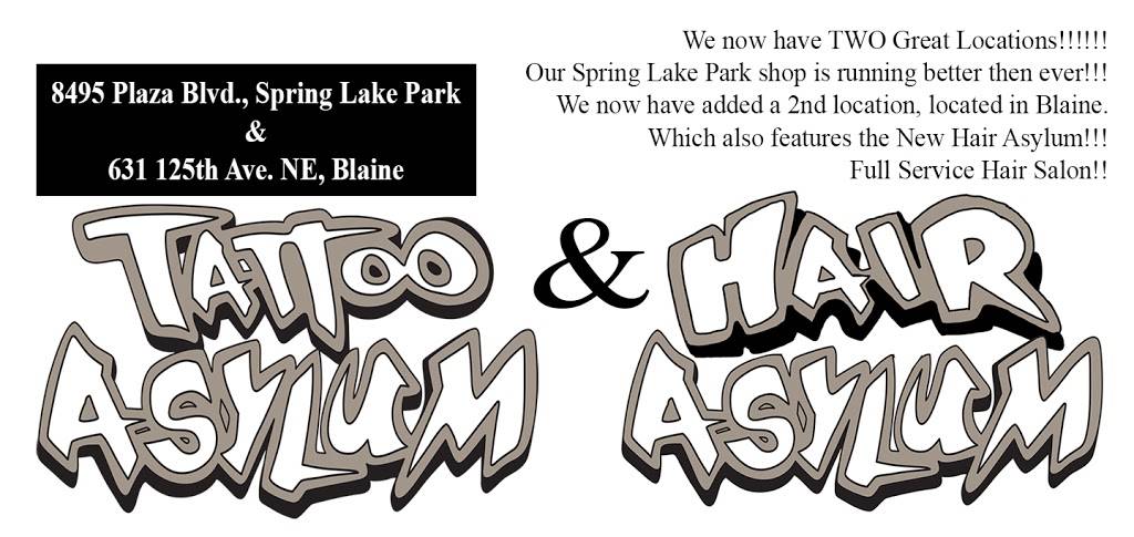 Tattoo Asylum & Hair Asylum | 631 125th Ave NE, Blaine, MN 55434, USA | Phone: (763) 757-2835