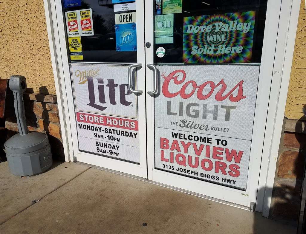 Bayview Liquor | 3135 Joseph Biggs Memorial Hwy #2a, North East, MD 21901, USA | Phone: (410) 656-0066