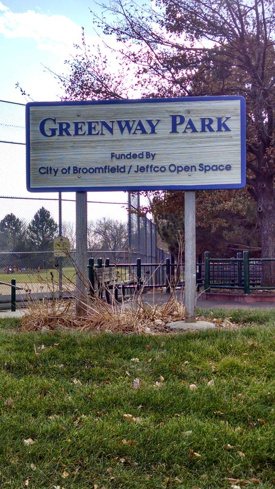 Greenway Park Ball Field | 118th & Ponderosa, Broomfield, CO 80020, USA | Phone: (303) 464-5509